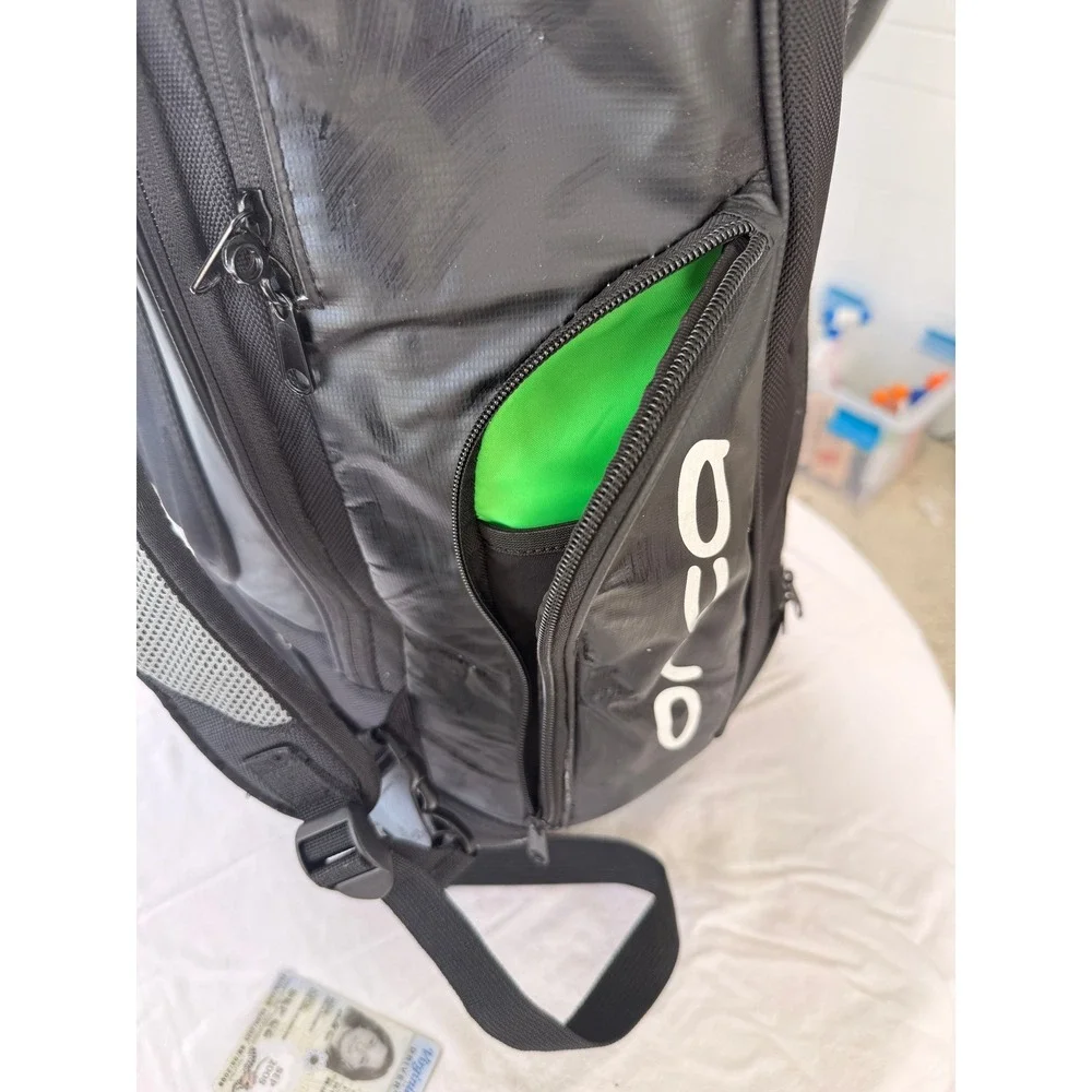 Orca Triathlon Transition Backpack Black Gear Bag Training Race Day